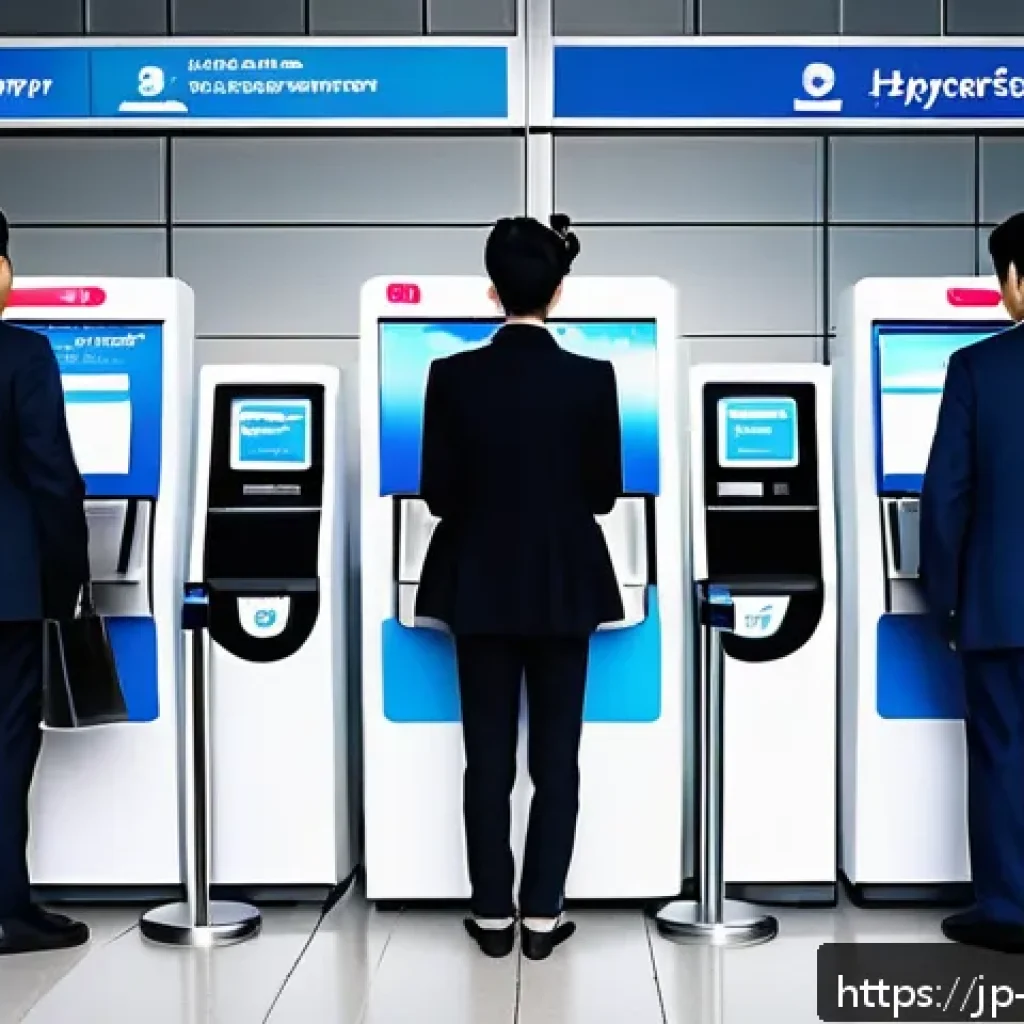 항공보안관리사와 최신 공항 보안 동향 - A modern international airport security checkpoint scene featuring a diverse group of travelers pass...